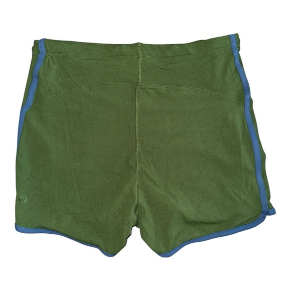 Lululemon Nulu Sporty Trim High-Rise Short 3” London Fog/Blue Twill Sz 8 NWT - Picture 2 of 5